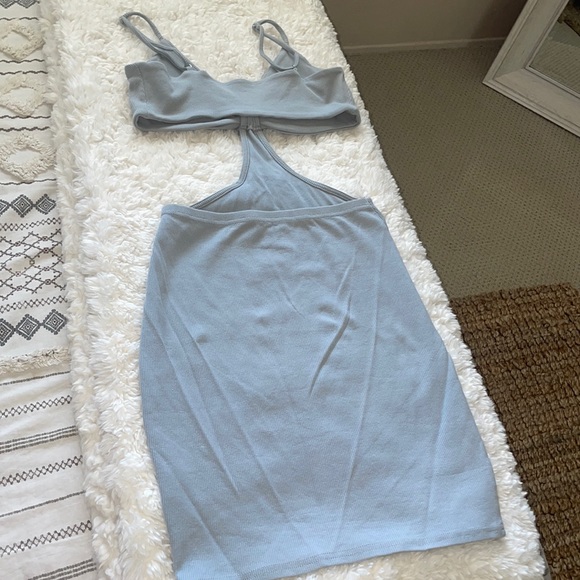 Better Be Clothing light blue cut out body con mini dress - Picture 2 of 4
